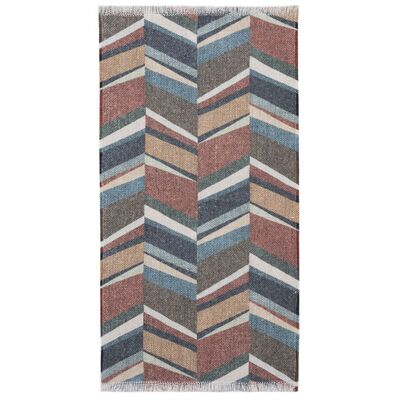 Dywan drukowany LOCO natura 80 x 200 cm wielokolorowy