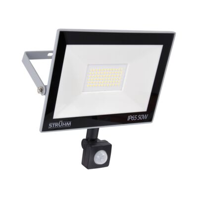 Naświetlacz z czujnikiem ruchu KROMA led S 50 w GREY zimna biel CW STRÜHM