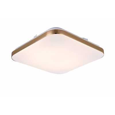 Plafon LED Babilon kwadratowy średni 4000K złoty