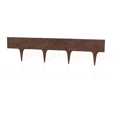 Palisada struktura kamienia 79 x 9,5 cm brązowa