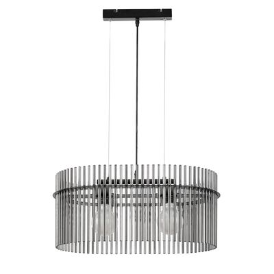 Lampa wisząca Inesa matowa czarna E27 2x MAX 40 W Rabalux