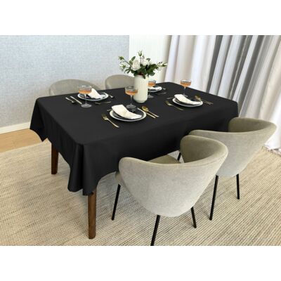 Obrus plamoodporny Surbo 140 x 240 cm czarny