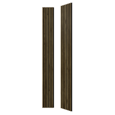 Lamele ścienne Solid Line 7 S Rustic Oak/Black 265 cm