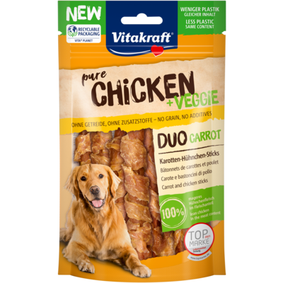 Przysmak dla psa Chicken Veggie z marchewką 80 g Vitakraft
