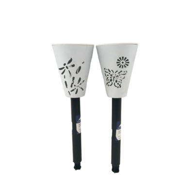 Lampa solarna czarna 36,5 cm