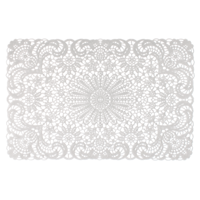 Podkładka LACE 45 x 30 cm biała