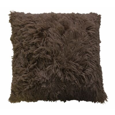 Poduszka SHAGGY 45 x 45 cm taupe