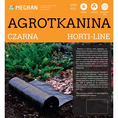 Agrotkanina HORTI-LINE czarna 1,1 m x 5 mb