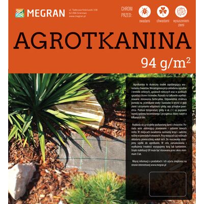 Agrotkanina 94 g czarna 1,1 m x 15 mb