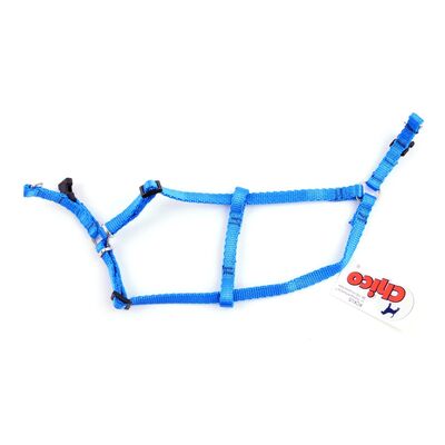 Szelki taśma regulowane 60 cm niebieskie CHICO