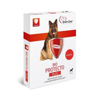 Obroża bio Protecto plus duży pies 75 cm od 25 kg OVER ZOO