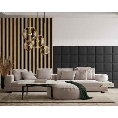 Lamele ścienne Stegu Linea Slim 265 x 15 cm dębowo-czarny