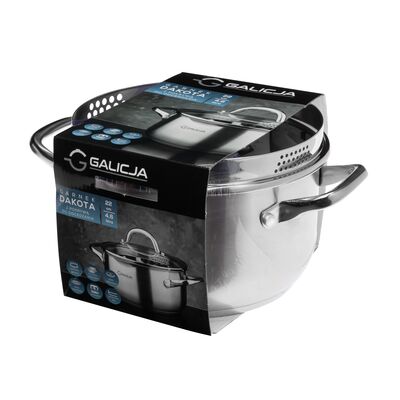 Garnek do odcedzania DAKOTA 22 cm 4,6 l