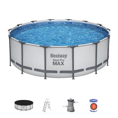Basen stelażowy Steel Pro MAX Ø427 x 122 cm Bestway