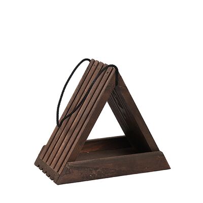 Karmnik trójkąt TD410.BR 24,5 x 22 x 14,5 cm brązowy