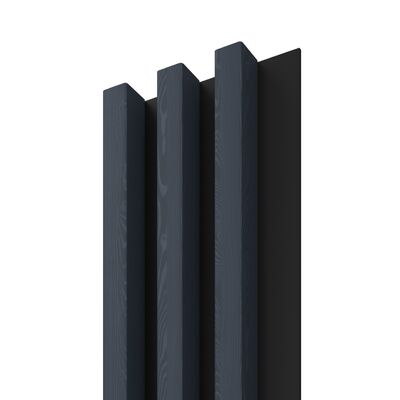 Lamele ścienne Stegu Linea Slim 265 x 15 cm granatowo-czarny