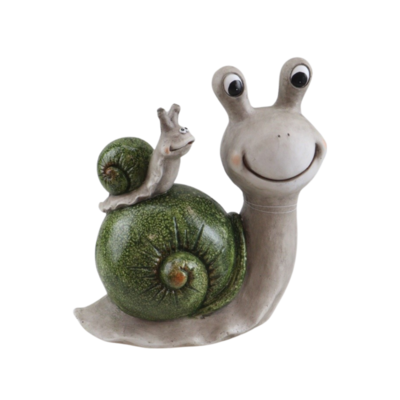 Figurka z magnezji ślimak 32,5 x 34 cm