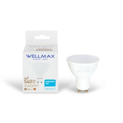Żarówka LED GU10 6 W barwa neutralna