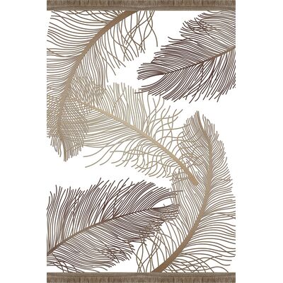Dywan drukowany NAPO bambus 60 x 120 cm beż