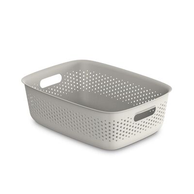 POJEMNIK OPENSTORE 39X29X13CM 10L BEŻOWY (5510)