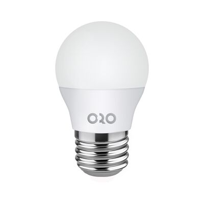 Żarówka LED ORO-E27-G45-TOTO-8W-WW